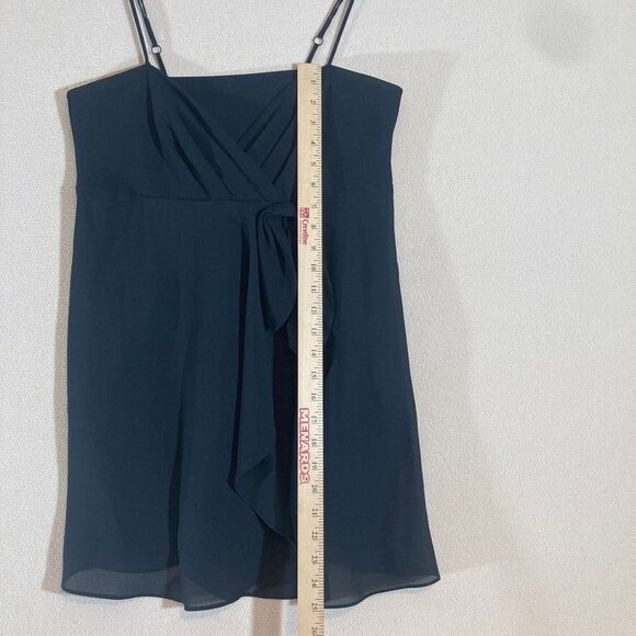 Vintage Victoria’s Secret Gold Label 90's Babydoll Top Sz M Black Sheer V-neck - Picture 4 of 9